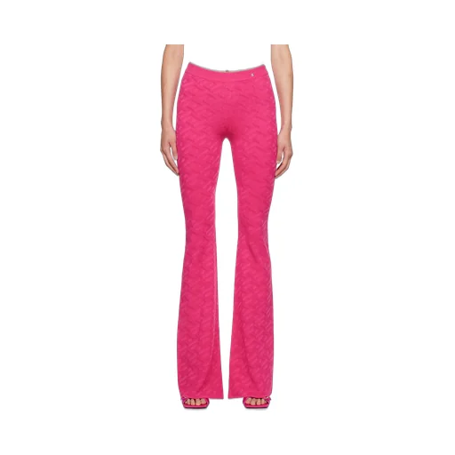 Medusa Plaque Flared Trousers