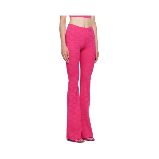 Medusa Plaque Flared Trousers