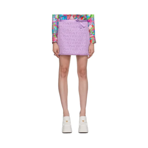 Allover Safety Pin Mini Skirt
