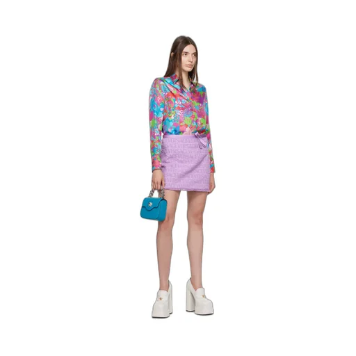 Allover Safety Pin Mini Skirt