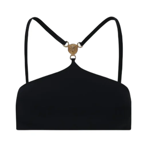 Logo-Plaque Bikini Bra