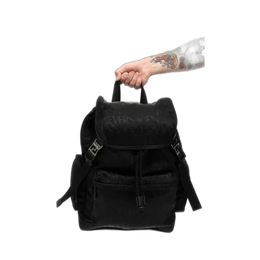 All-Over Logo Printed Backpack