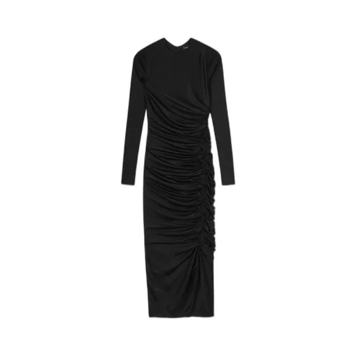 X Dua Lipa Cut Out Satin Midi Dress