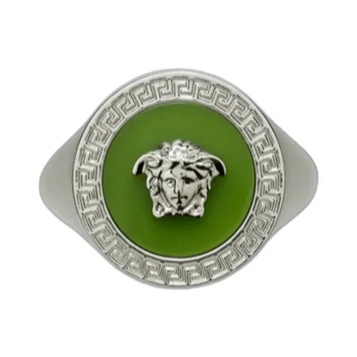 Enamel Medusa Ring