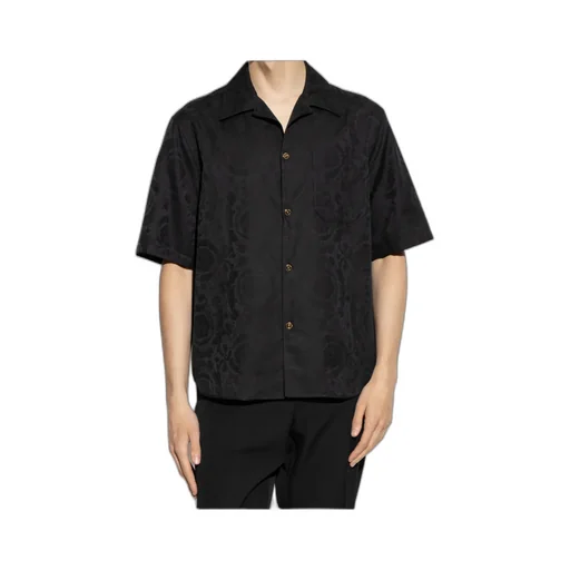 Barocco Pattern Short-Sleeved Shirt