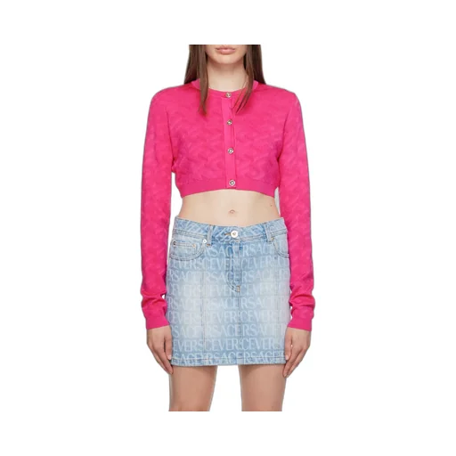 Button-Up Cropped Cardigan