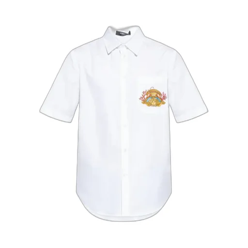 Logo-Embroidered Short-Sleeved Shirt