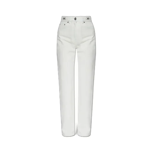Logo-Patch Straight Leg Jeans