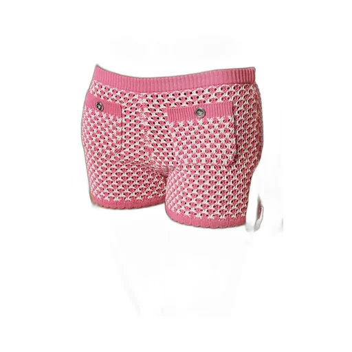 Elasticated Waistband Knitted Shorts