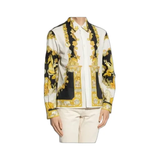 Coral Theatre Printed Long-Sleeved Shirt