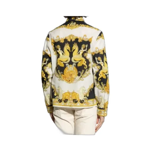 Coral Theatre Printed Long-Sleeved Shirt