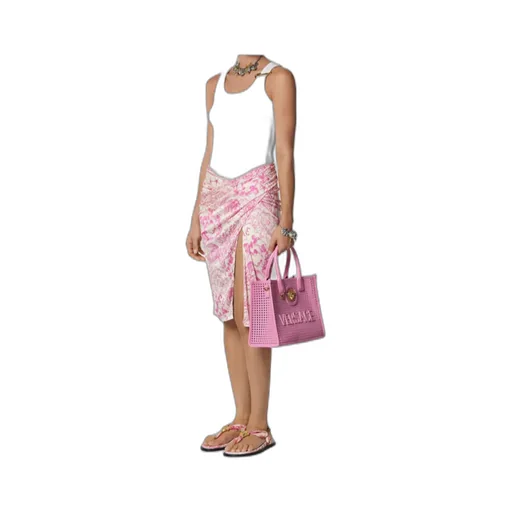 Safety-Pin Detailed Ribbed Top