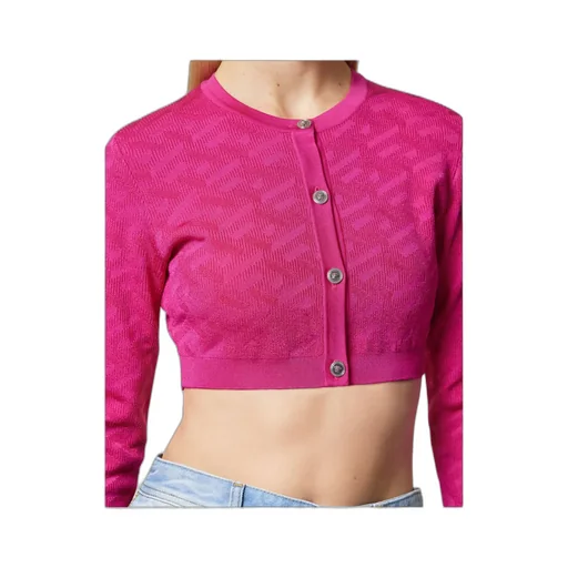 Button-Up Cropped Cardigan