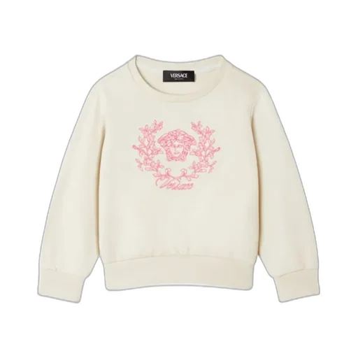Medusa Embroidered Crewneck Sweatshirt