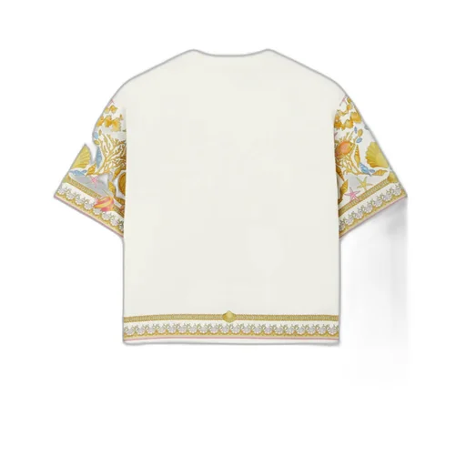Pattern Print Crewneck T-Shirt