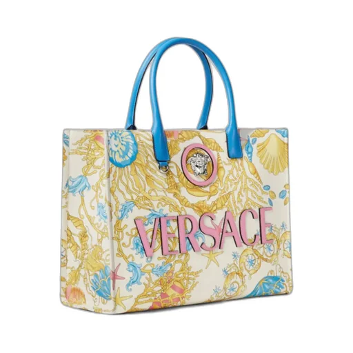 Medusa Head Plaque Shopper Bag