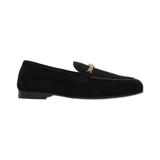 Chain-Detailed Loafers