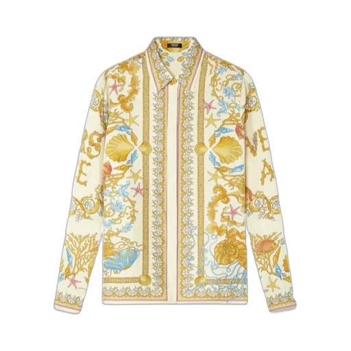 Barocco Printed Long-Sleeved Shirt