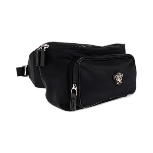 Medusa-Head Plaque Zipped Waist Bag