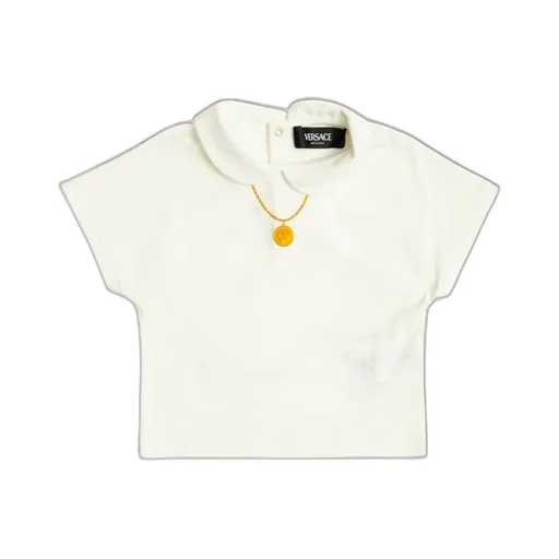 Necklace Printed Collared Top