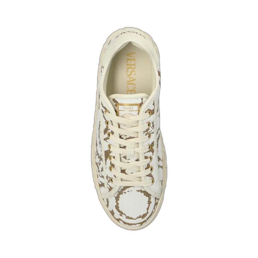 Barocco Jacquard Greca Lace-Up Sneakers