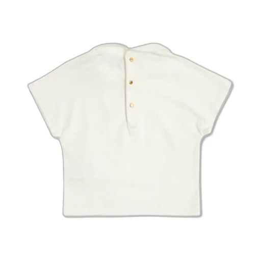 Necklace Printed Collared Top