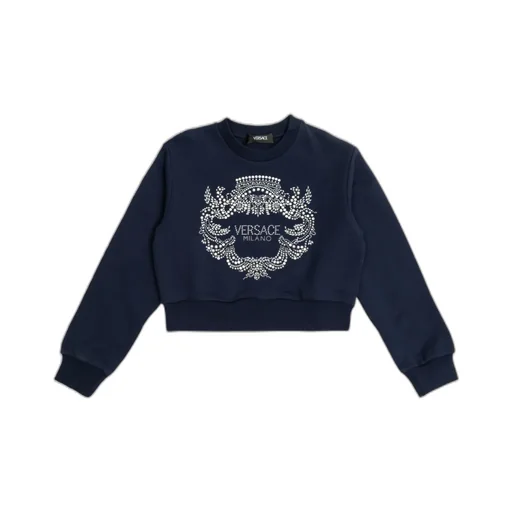 Logo Embellished Crewneck Sweatshirt