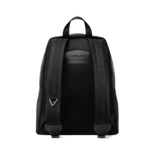 Medusa Head Motif Zipped Backpack