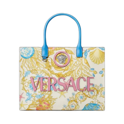 Medusa Head Plaque Shopper Bag