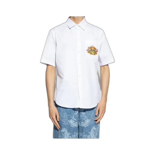 Logo-Embroidered Short-Sleeved Shirt