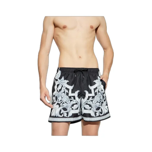 Barocco-Print Swim Shorts