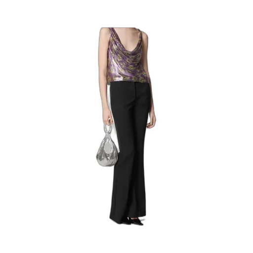 Chain-Linked Mesh Clutch Bag