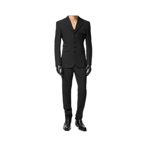 Logo-Appliqué Tailored Trousers