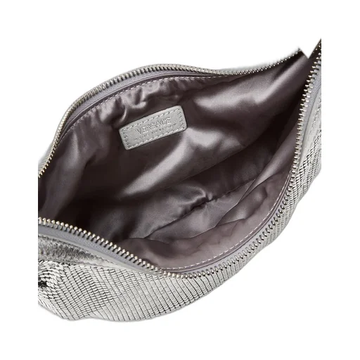 Chain-Linked Mesh Clutch Bag