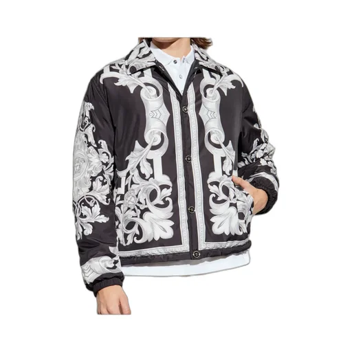 Barocco-Printed Reversible Jacket