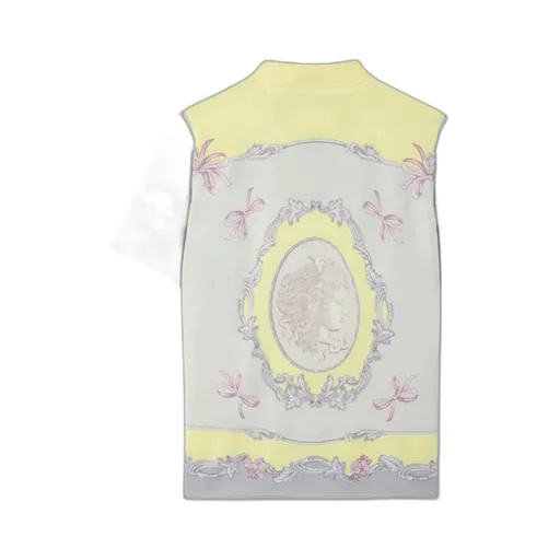 Short-Sleeved Knitted Polo Shirt