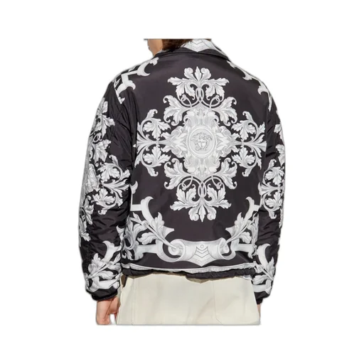 Barocco-Printed Reversible Jacket