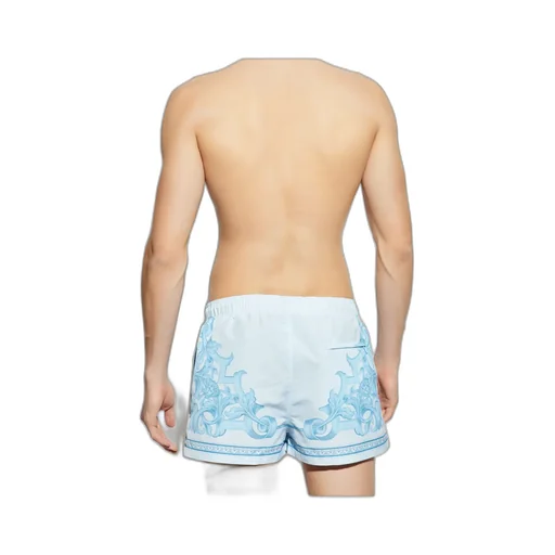 Ornamental-Print Swim Shorts