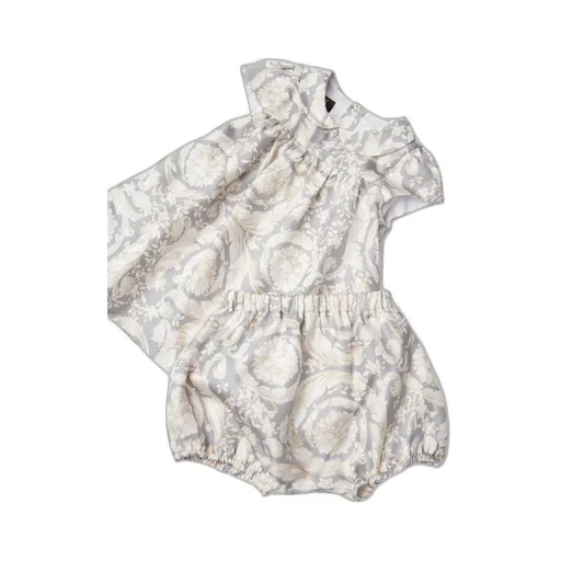 Barocco Printed Short-Sleeved Dress Set