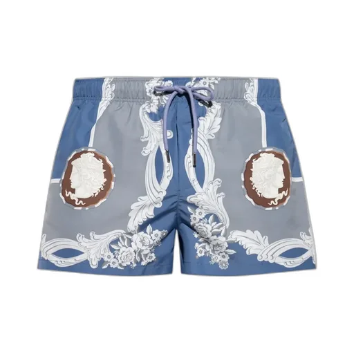 Barocco-Print Swim Shorts