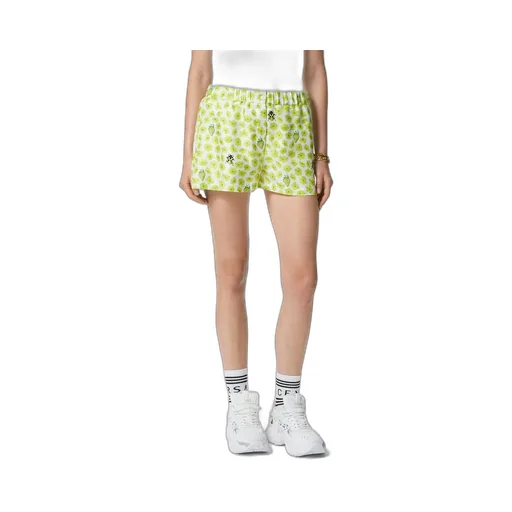 Floral-Printed Elasticated Waistband Shorts