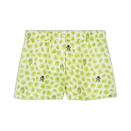 Floral-Printed Elasticated Waistband Shorts