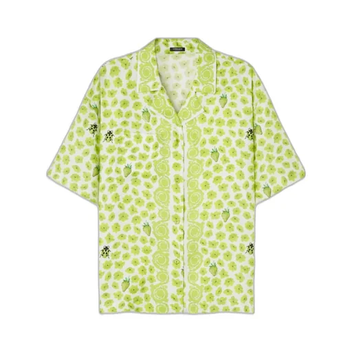 Floral-Printed Short-Sleeved Shirt