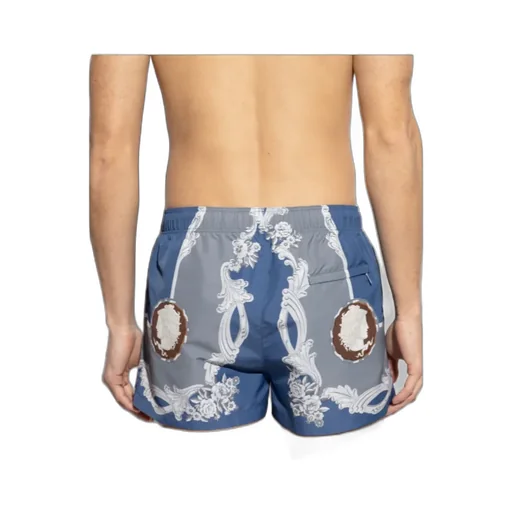 Barocco-Print Swim Shorts