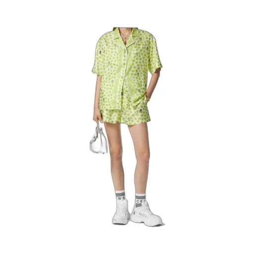 Floral-Printed Elasticated Waistband Shorts