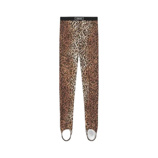 Leopard-Print Stirrup Leggings