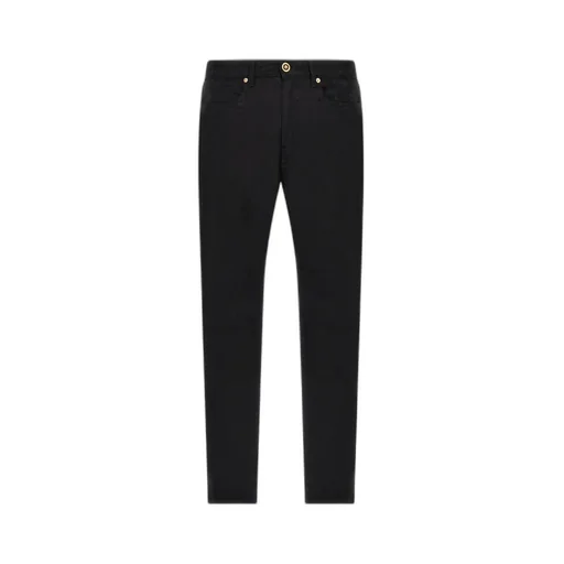 Medusa-Head Motif Slim-Fit Jeans