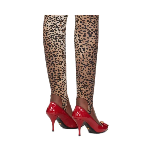 Leopard-Print Stirrup Leggings
