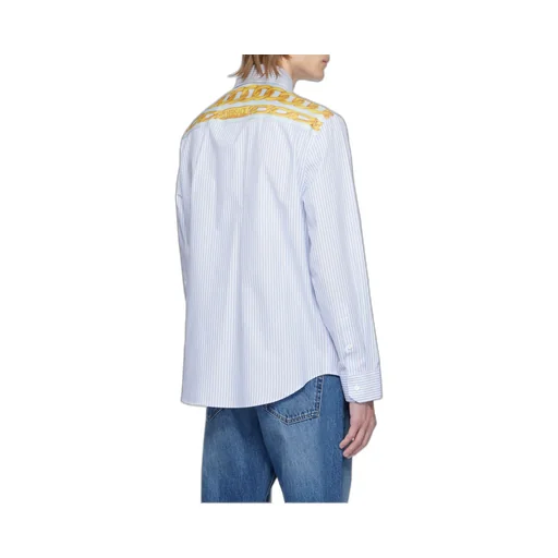 Striped Button-Up Shirt