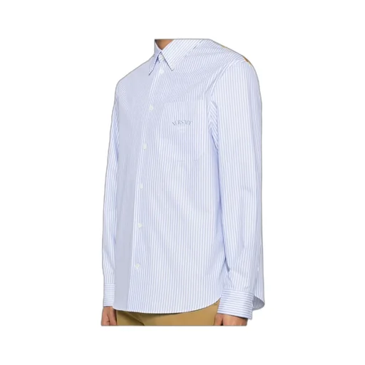 Striped Button-Up Shirt